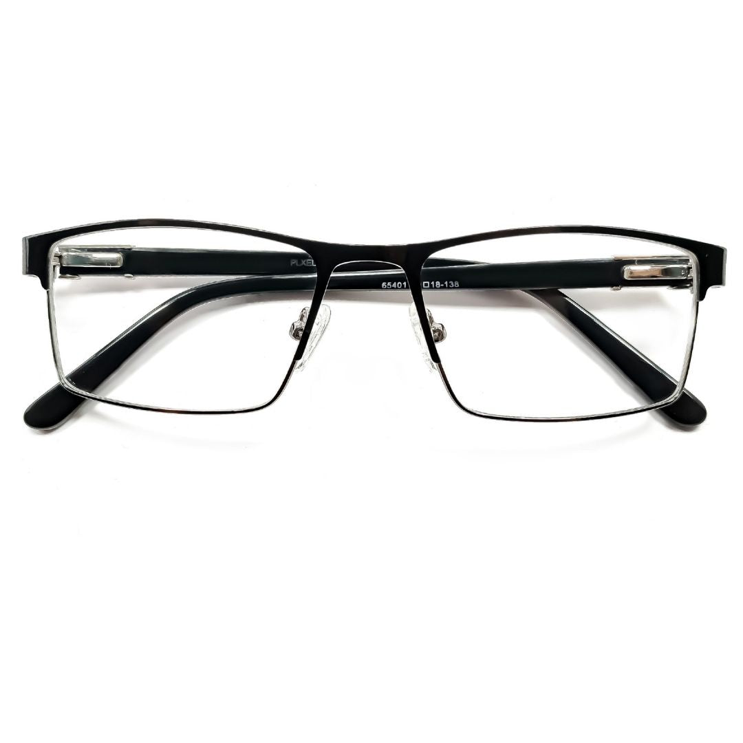 Jubleelens Full Rim Metallic Rectangular Large Frame (51mm)