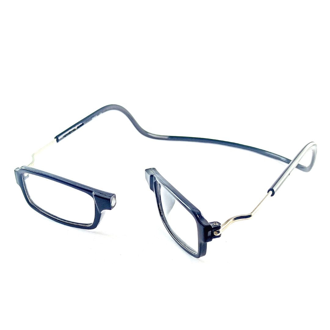 Black Magnet Rectangular READERS Reading Eyeglasses