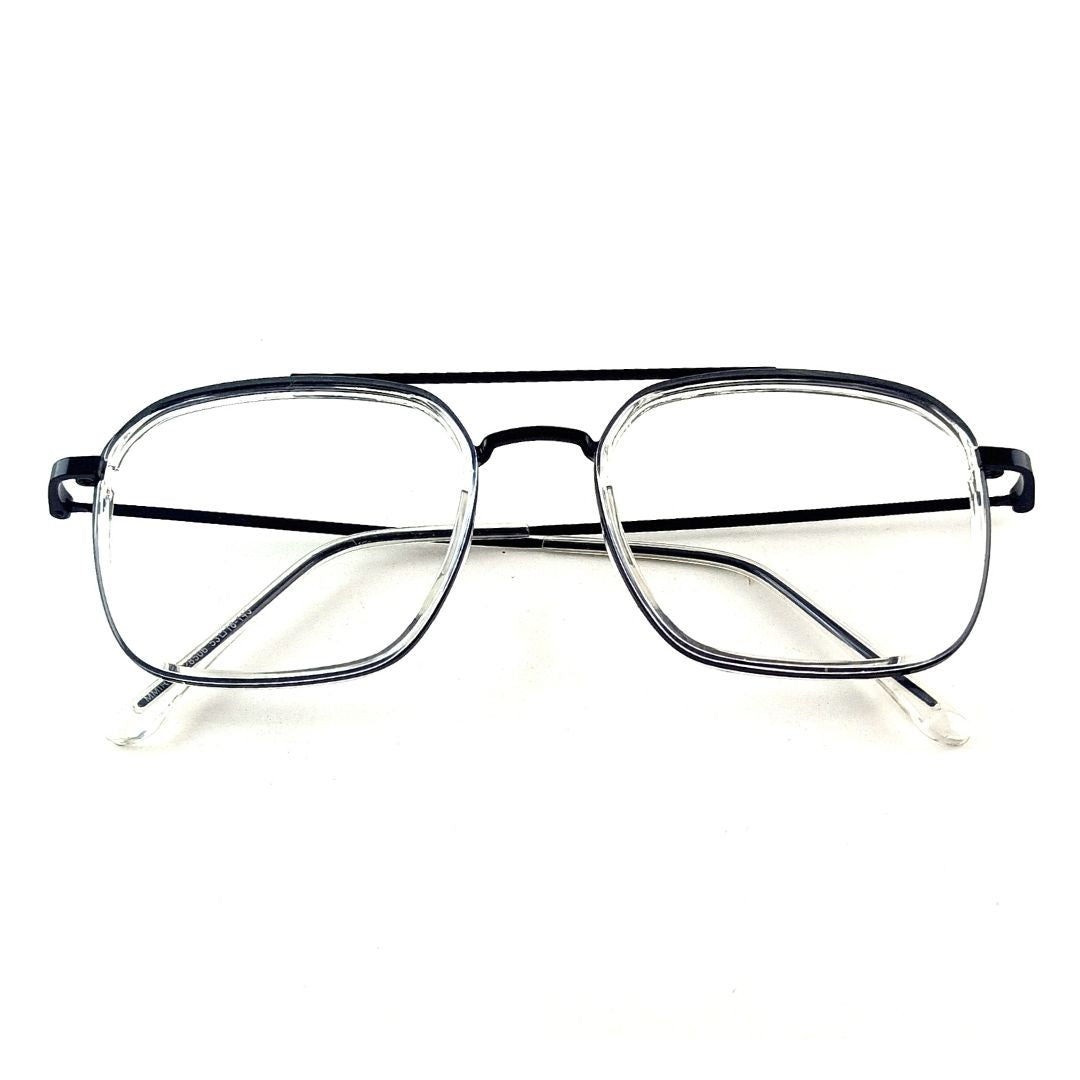 Jubleelens Full Rim Metallic Aviator Frame For Men And Women-(53mm)