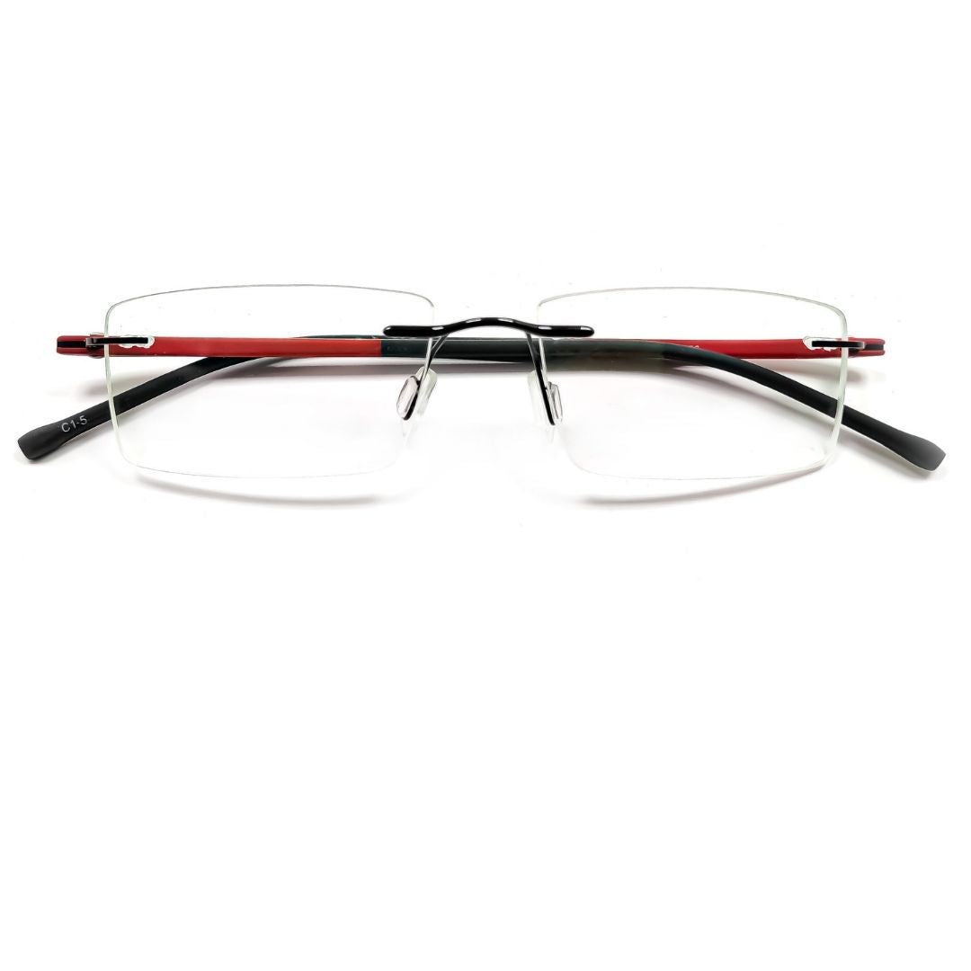 Hardy Wear Rimless Rectangular fire Frame