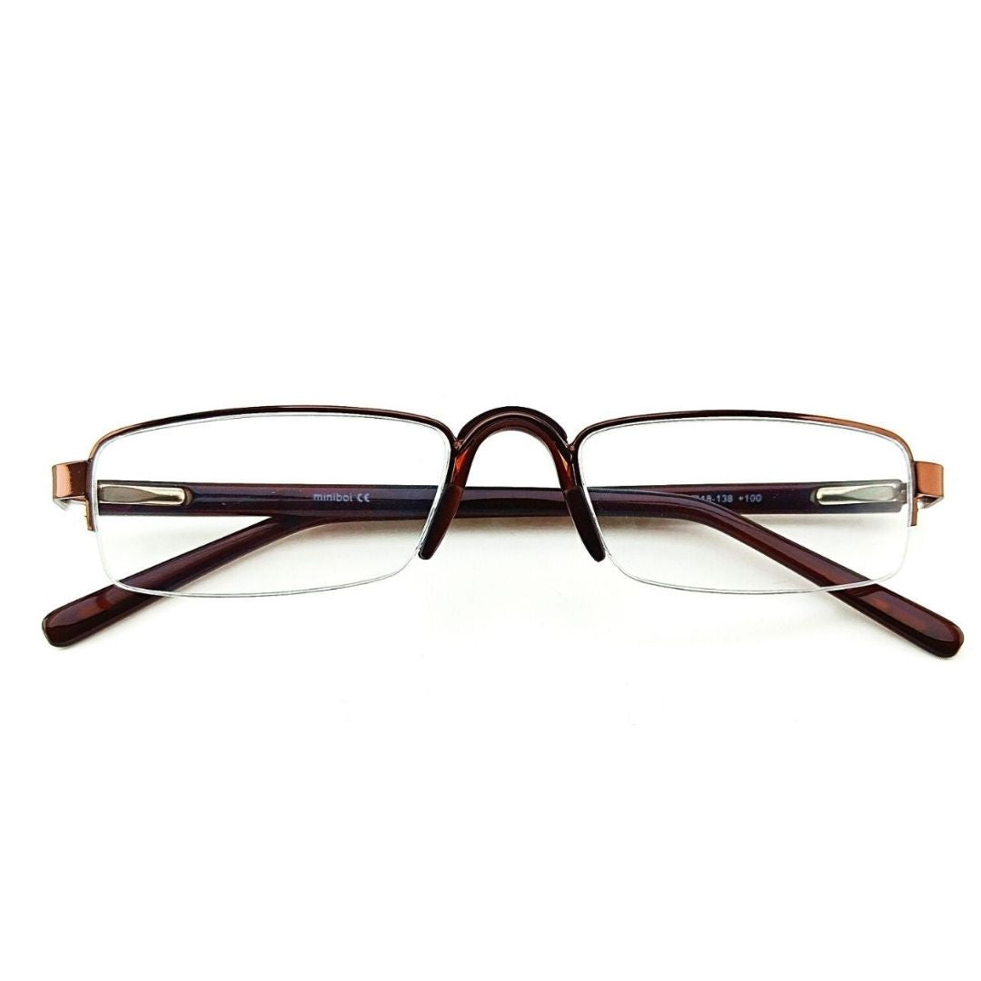 Metal frames and lenses with anti-Reflex READERS Spectacles (For +1.00 Power To +3.00 Power)
