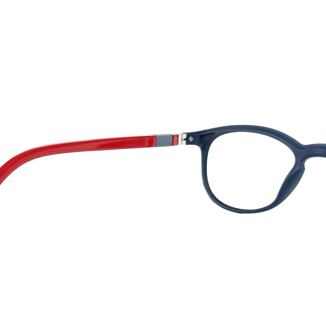 Jubleelens® Black Red Round Frame For Kids-Kidzania -KZ303