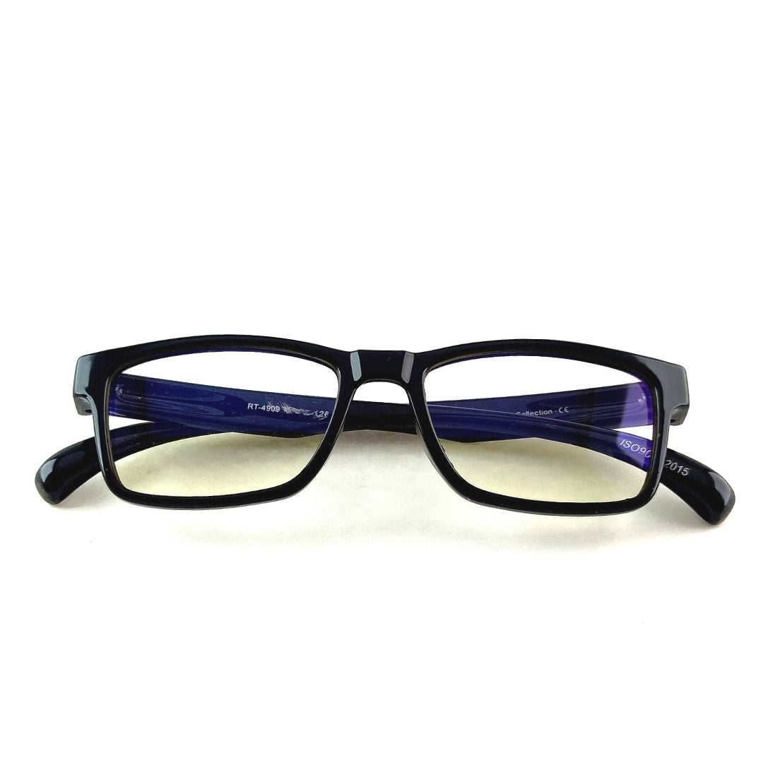 Jubleelens Rectangular Blue Ray Blocker Frame For Kids (46mm)