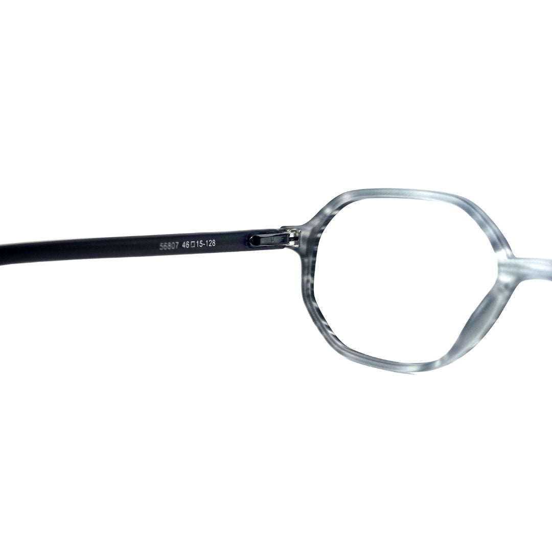 Jubleelens - Grey Full Rim Hexagonal Eyeglasses for Kids (56807 )