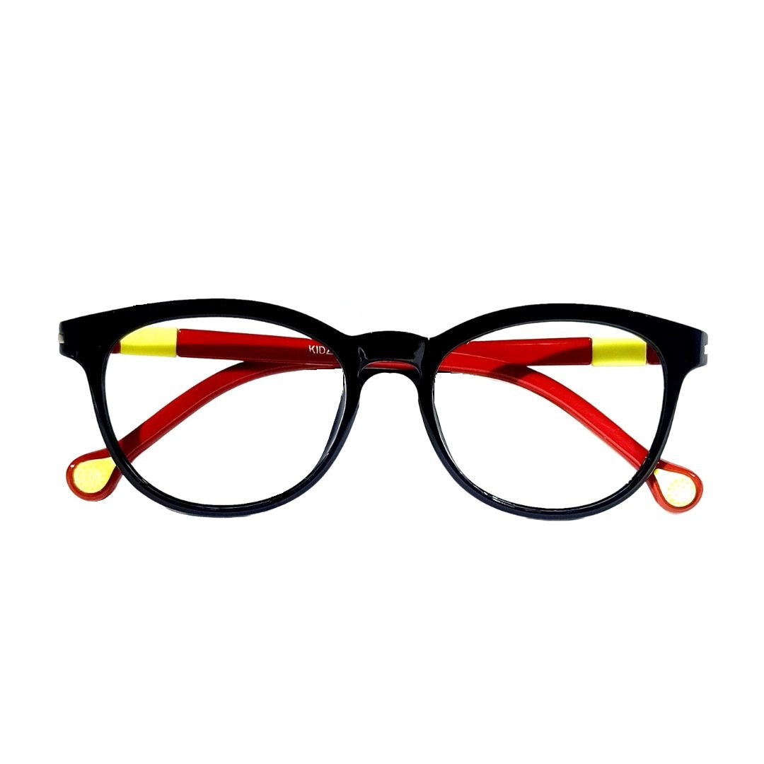 Kids Round Black-Red Frame: Kidzania Frame- KZ-303