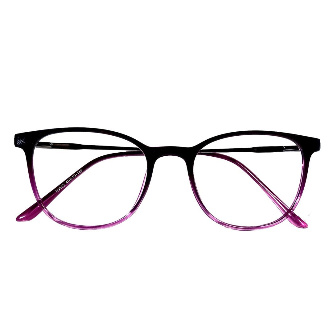 Jubleelens Full Rim JB-59002 Purple Wayfarer Frame For Men & Women - Medium (49 mm)