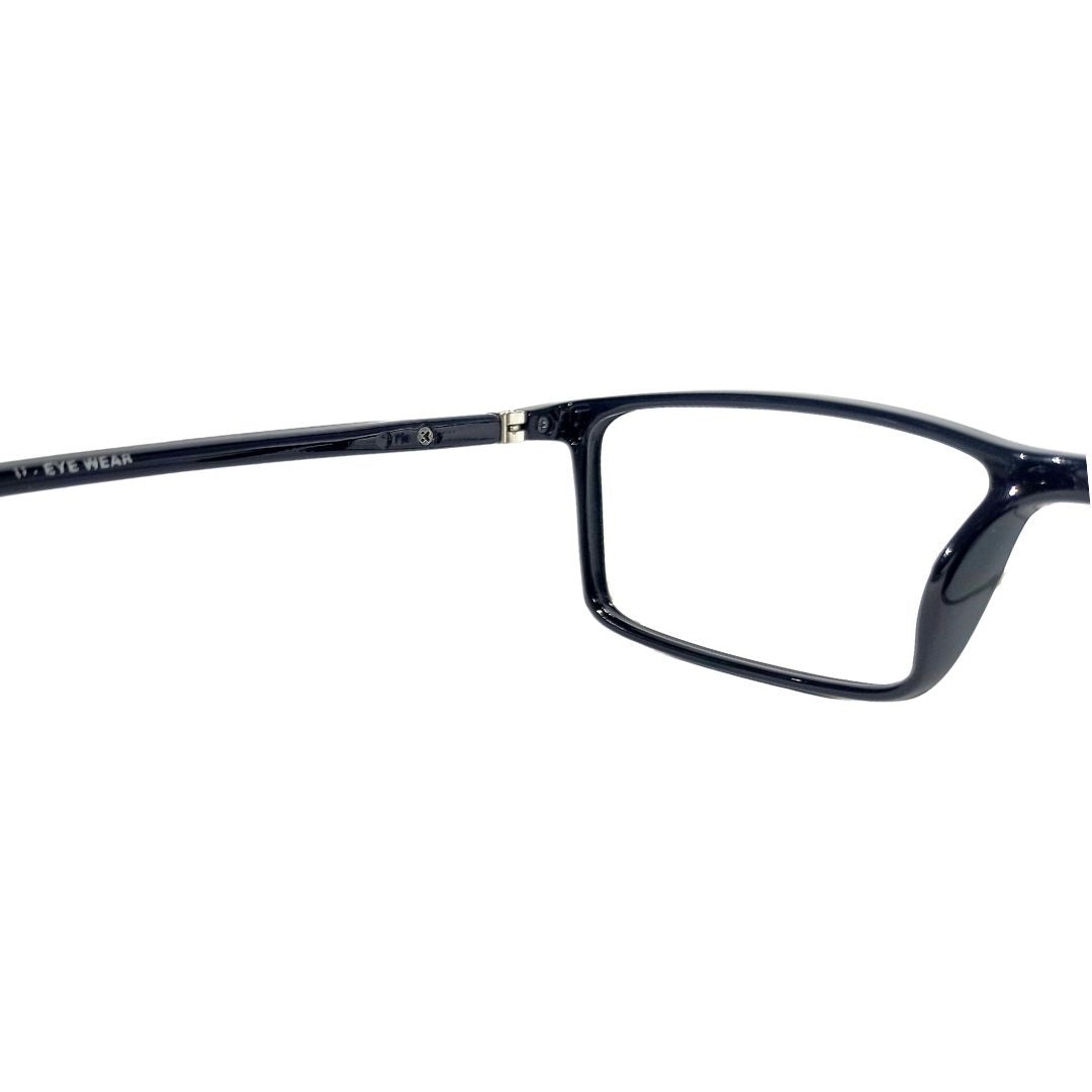Jubleelens Rectangular Black Frame For Unisex Get Chasma- U-1815