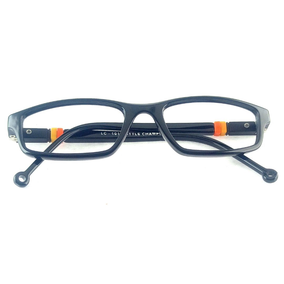 Jubleelens Rectangular Black Frame For Kids -LC-101