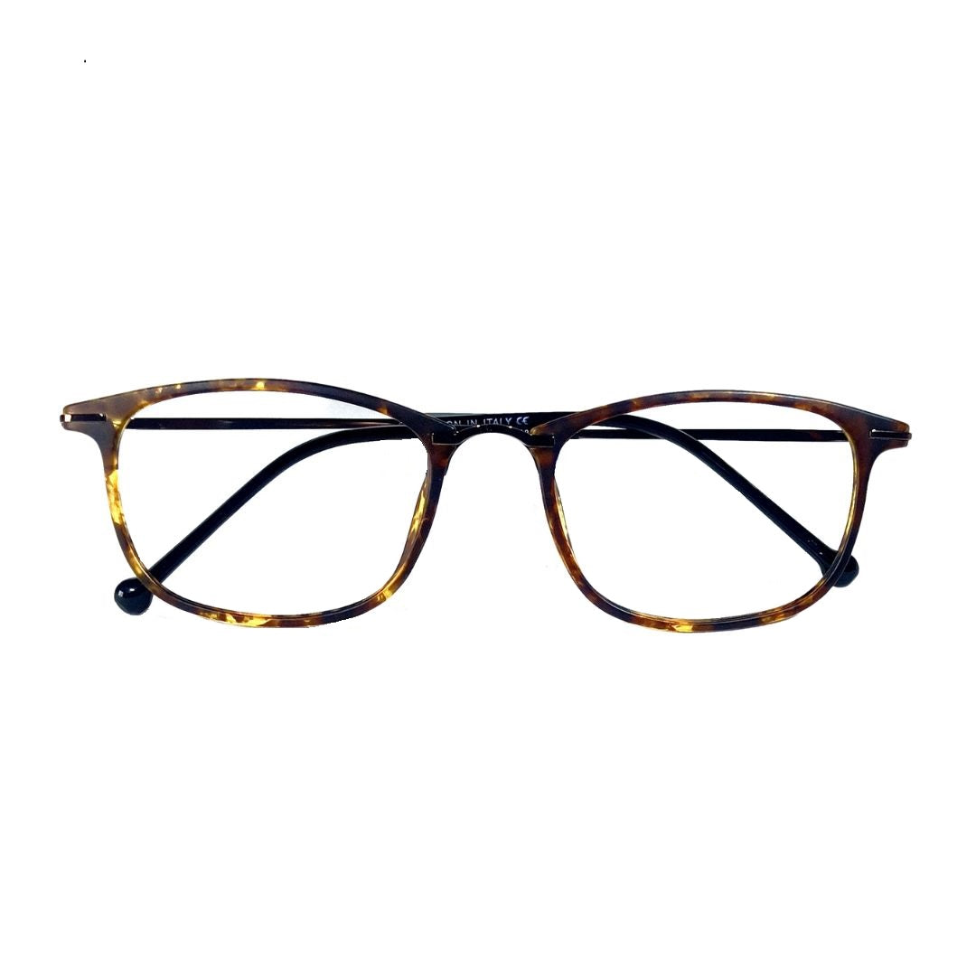 Jubleelens Square Medium Full Rim Eyeglasses Frame For Unisex- 1206 (Single Vision)