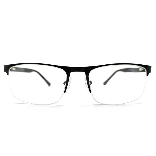 Progressive Stylish Half Rim Rectangular Large Frame (53mm)