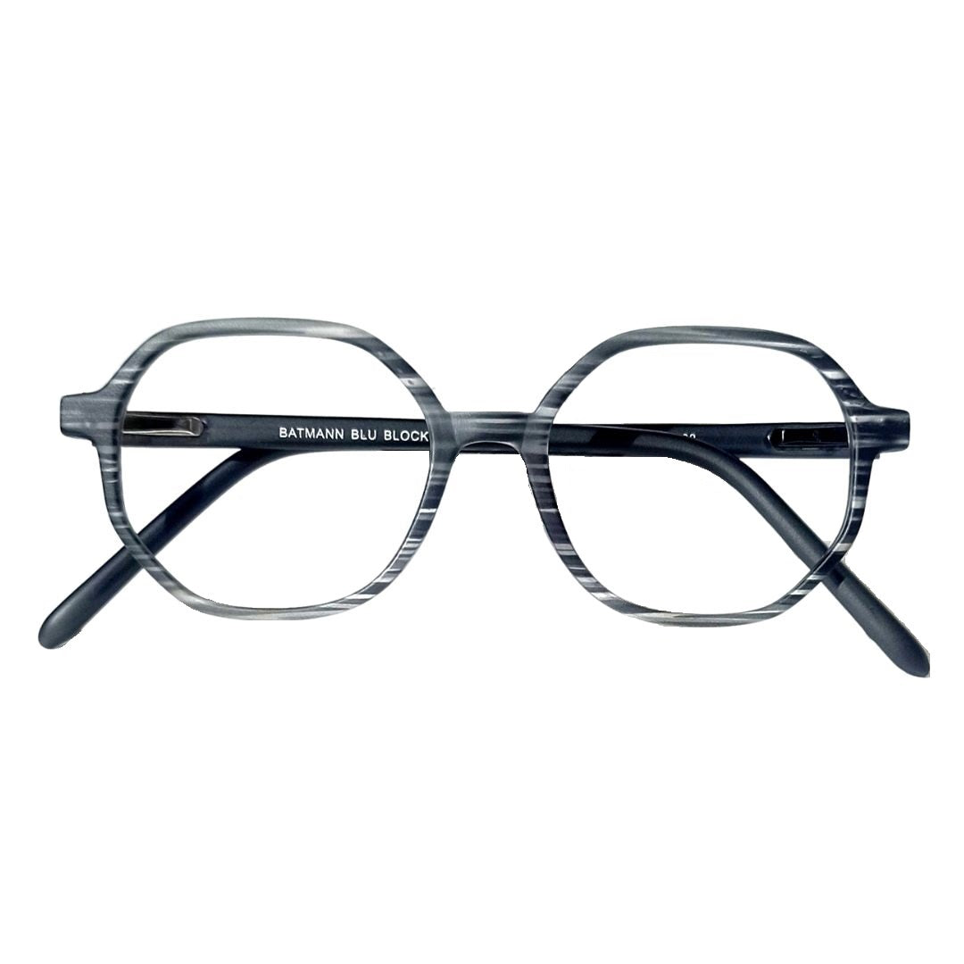 Jubleelens - Grey Full Rim Hexagonal Eyeglasses for Kids (56807 )
