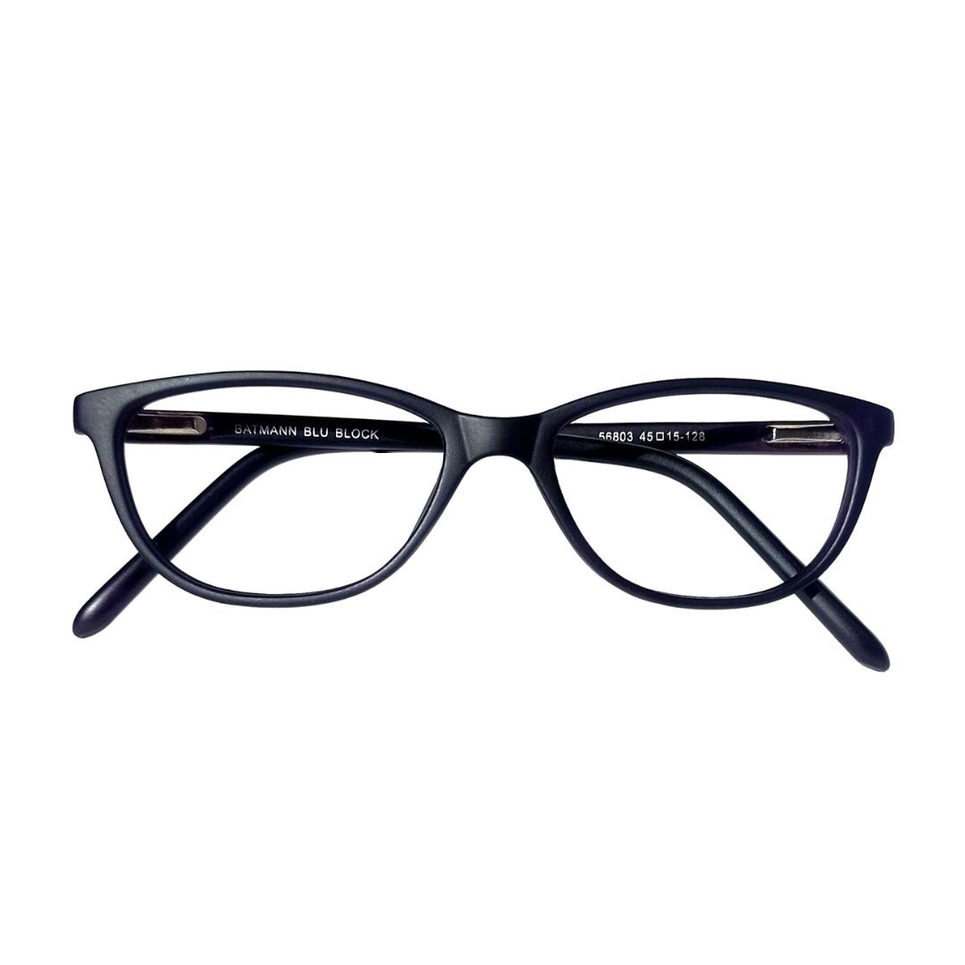 Jubleelens - Black Full Rim Cat-Eye Eyeglasses for Kids (56803 )