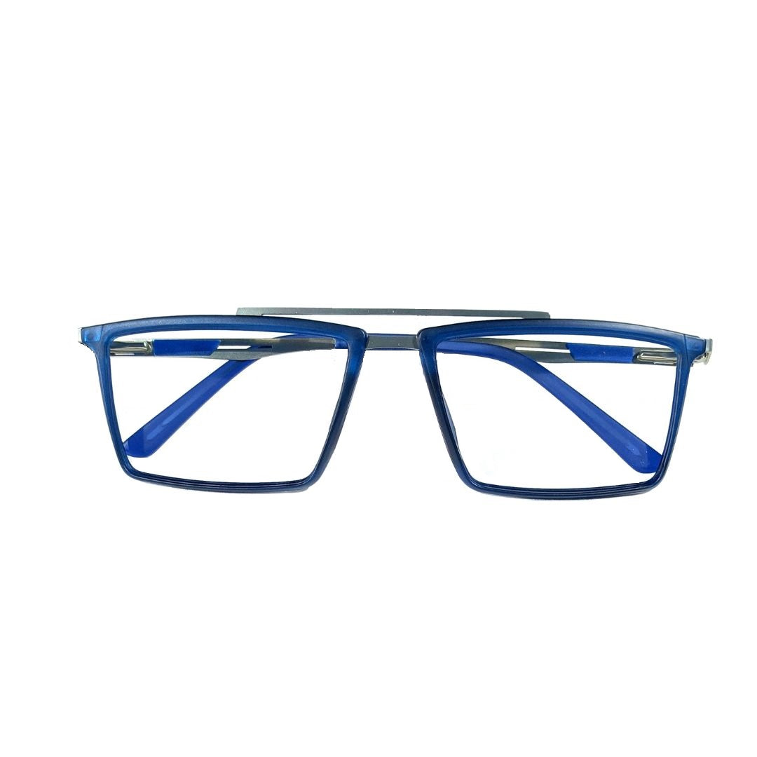 Jubleelens Latest Design Eyeglasses Rectangular Full Rim Frame For Men- B005