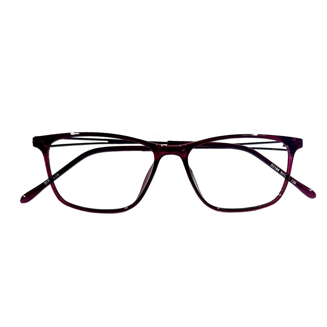 Jubleelens Rectangular Full rim Eyeglasses Frame For Unisex- 52188