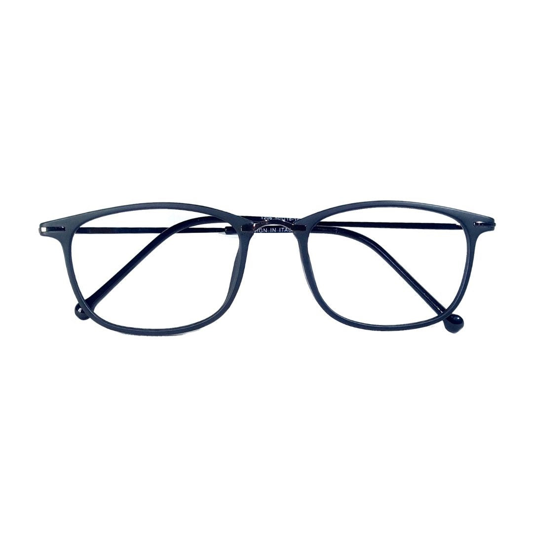 Jubleelens Trendy Square Medium Eyeglasses Frame For Unisex- 1206 (Single Vision)