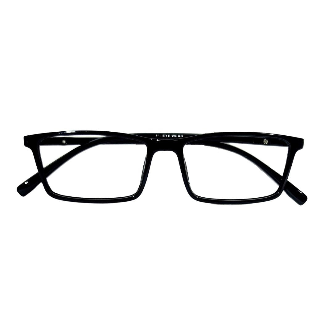 Jubleelens Rectangular Black Frame For Unisex Get Chasma- U-1815