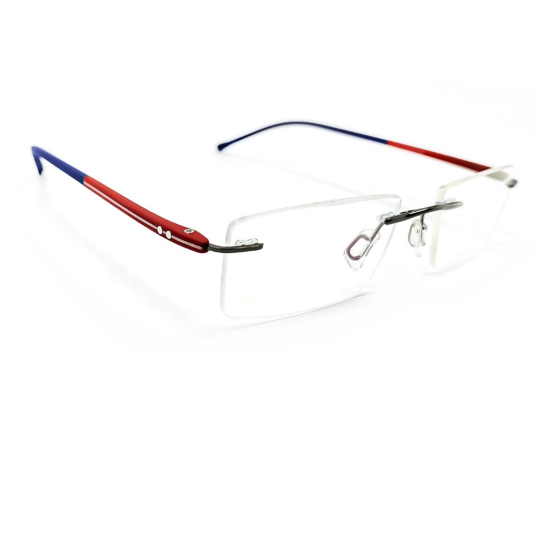 Hardy Wear Rimless Rectangular fire Frame