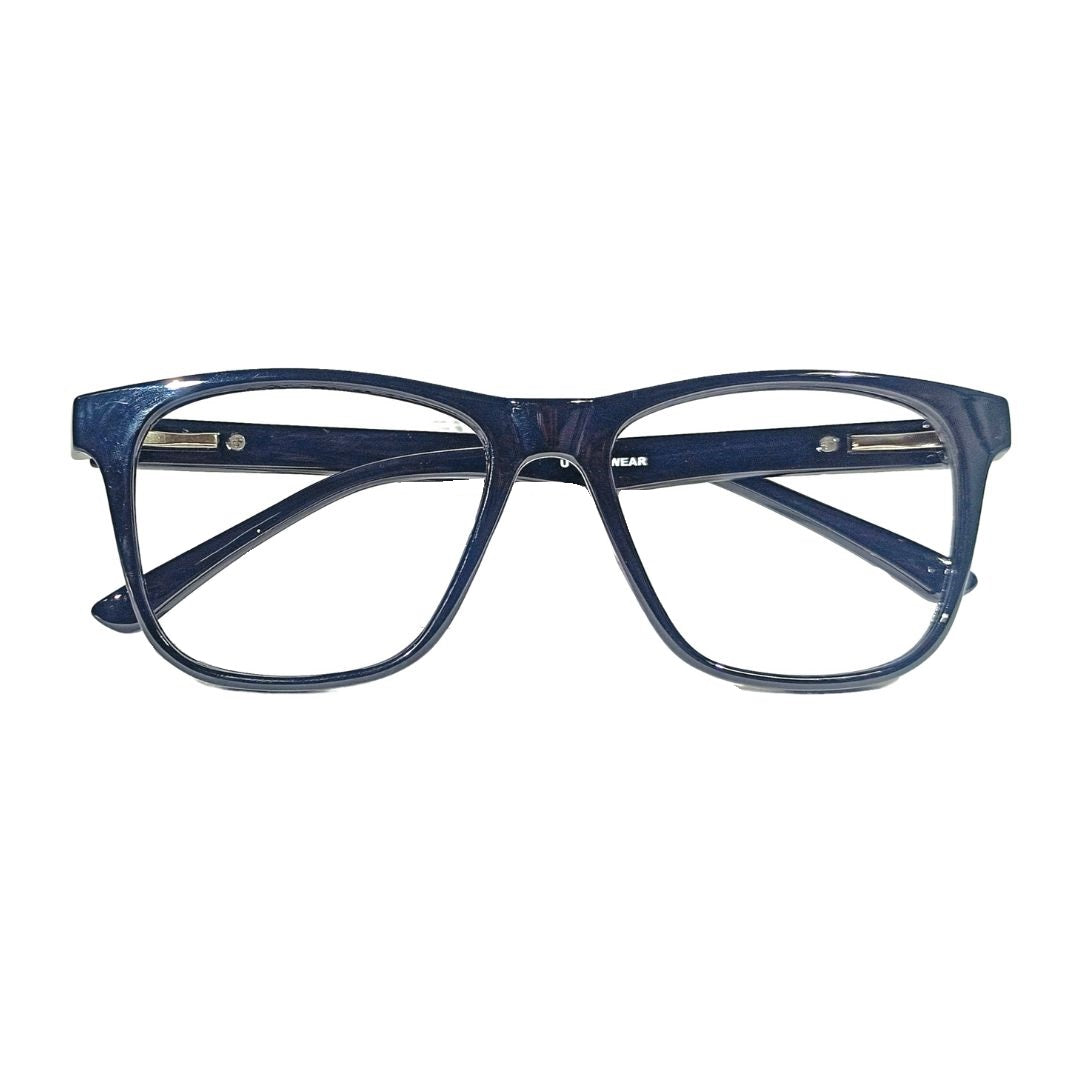 Jubleelens Square Black Makeover Full Rim Unisex Specs Frame- U-842