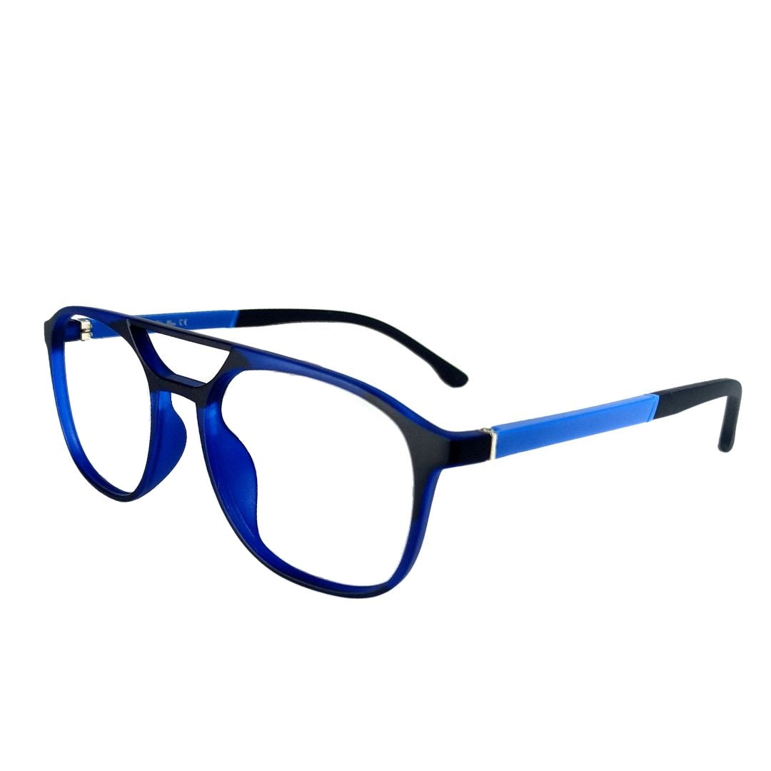 Jubleelens Optics Stylish Full Rim Blue Black Square Frame- 98003