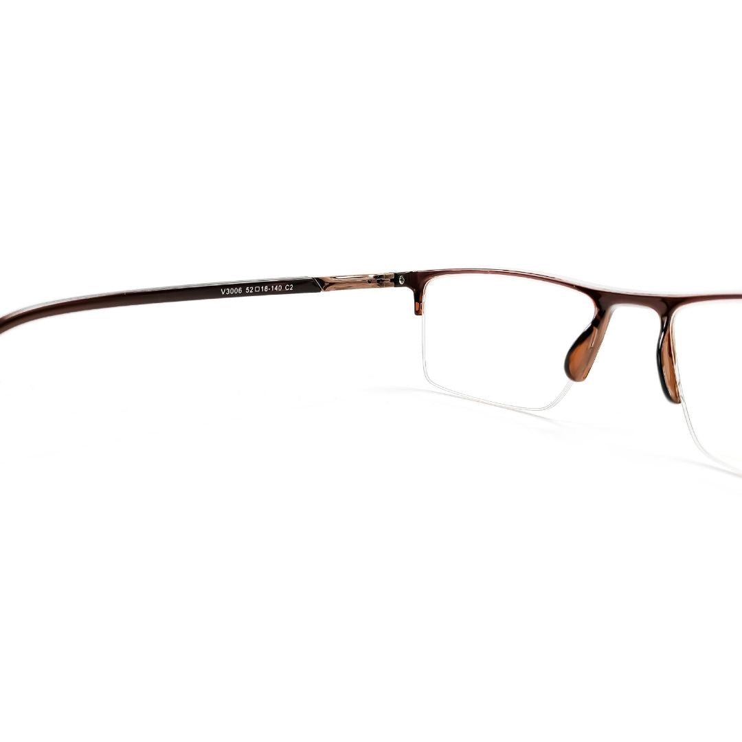 Jubleelens Rectangular Supra Half Rim Medium Frame (52mm)