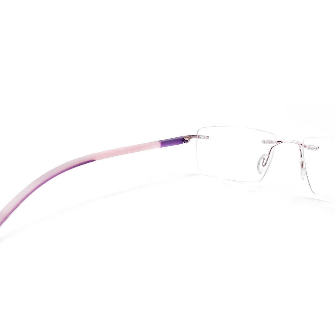 Jubleelens Rectangular Rimless Medium Frame (52mm)