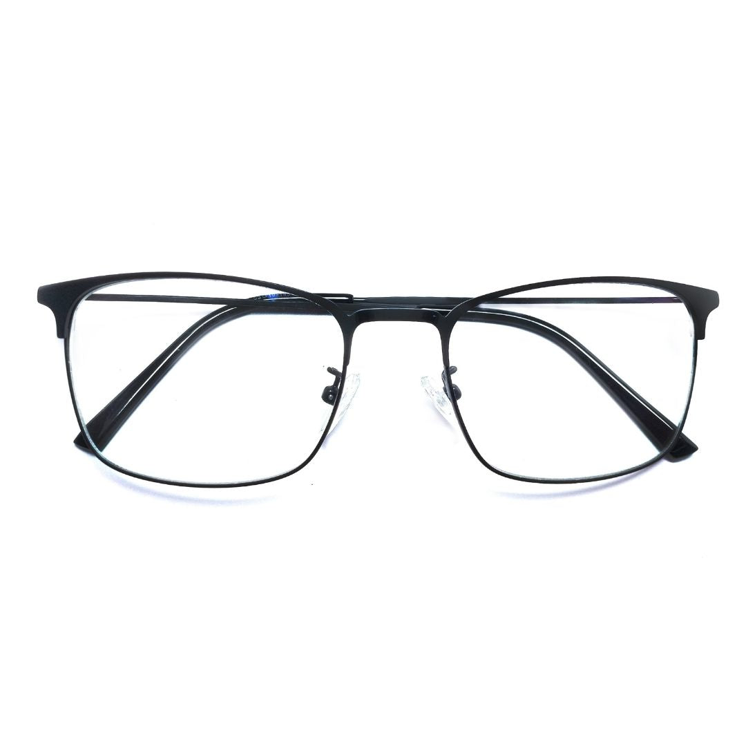 Jubleelens Stylish Square Medium Black Frame (53mm)