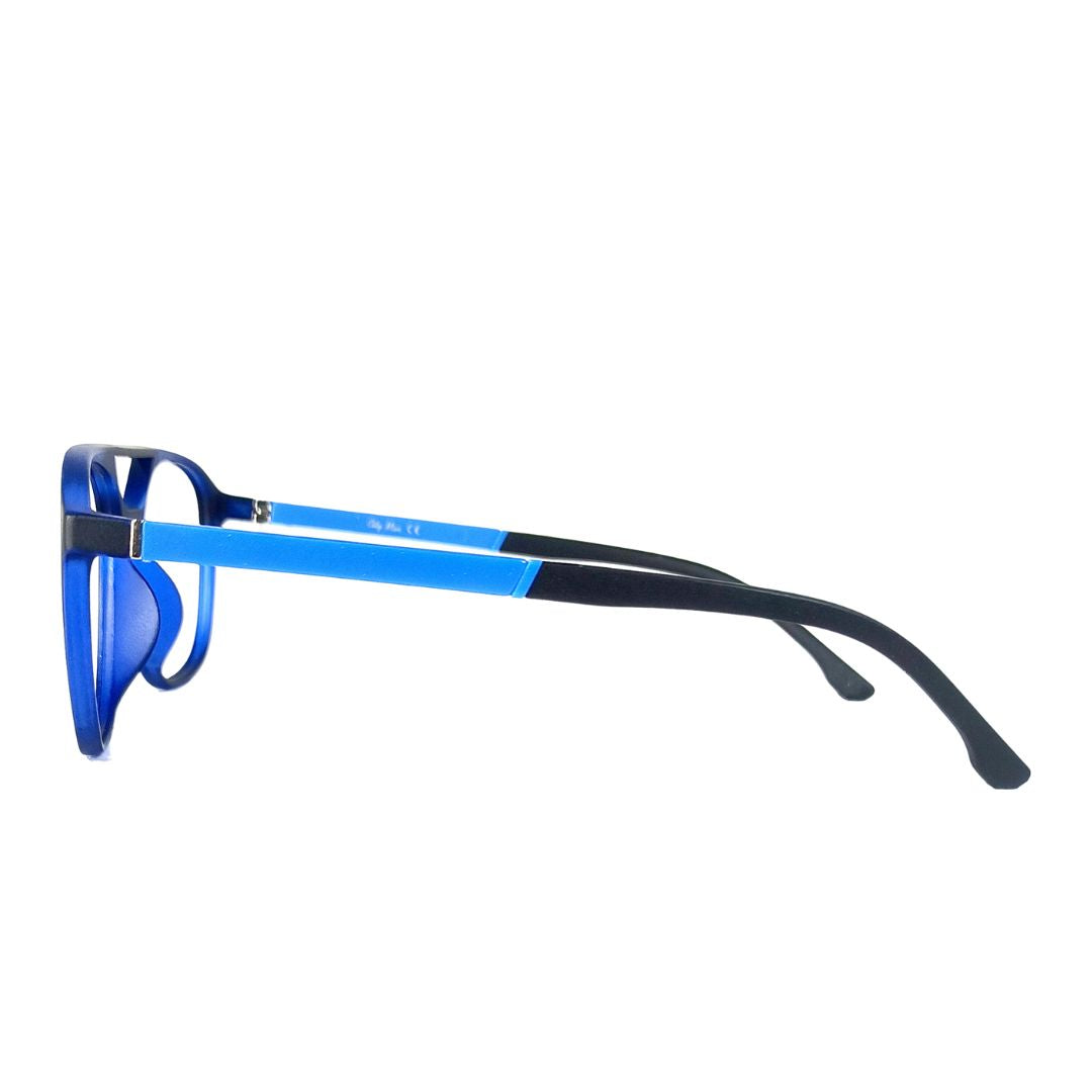 Jubleelens Optics Stylish Full Rim Blue Black Square Frame- 98003
