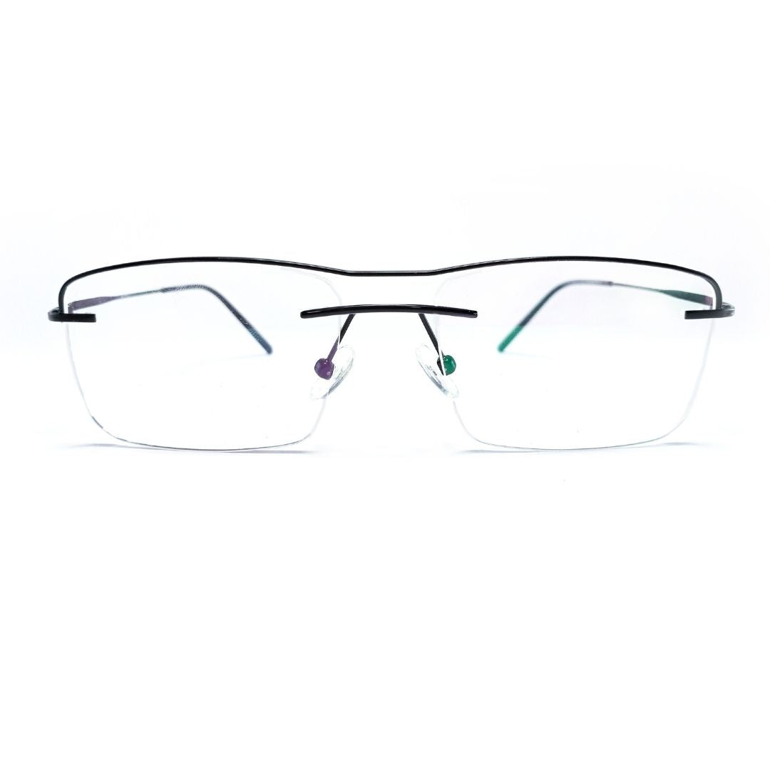 Jubleelens Rimless Premium Eye Trendy Half Rim Frame (54mm)