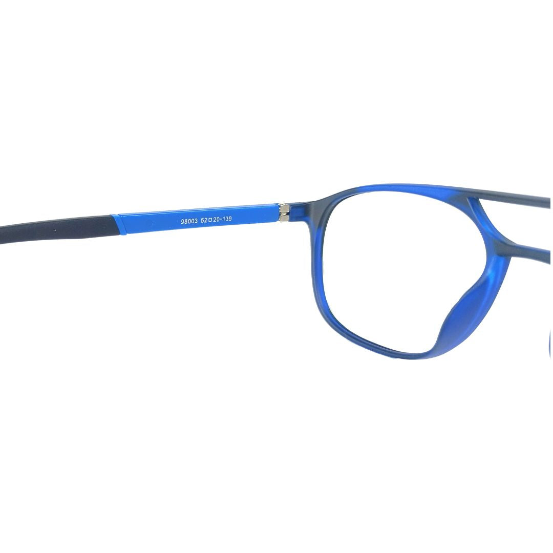 Jubleelens Optics Stylish Full Rim Blue Black Square Frame- 98003