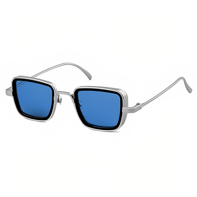 Jubleelens - Kabir Square Shade- Blue Color Modern Look with UV Protection