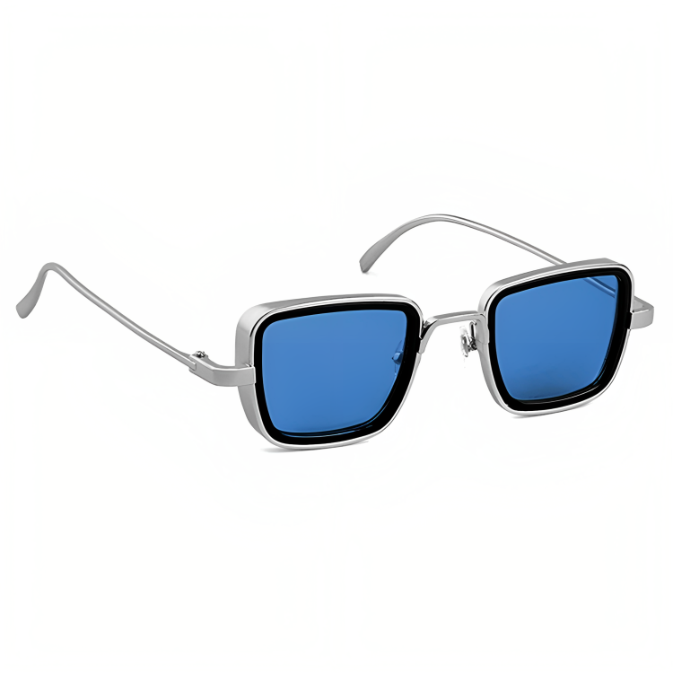 Jubleelens - Kabir Square Shade- Blue Color Modern Look with UV Protection