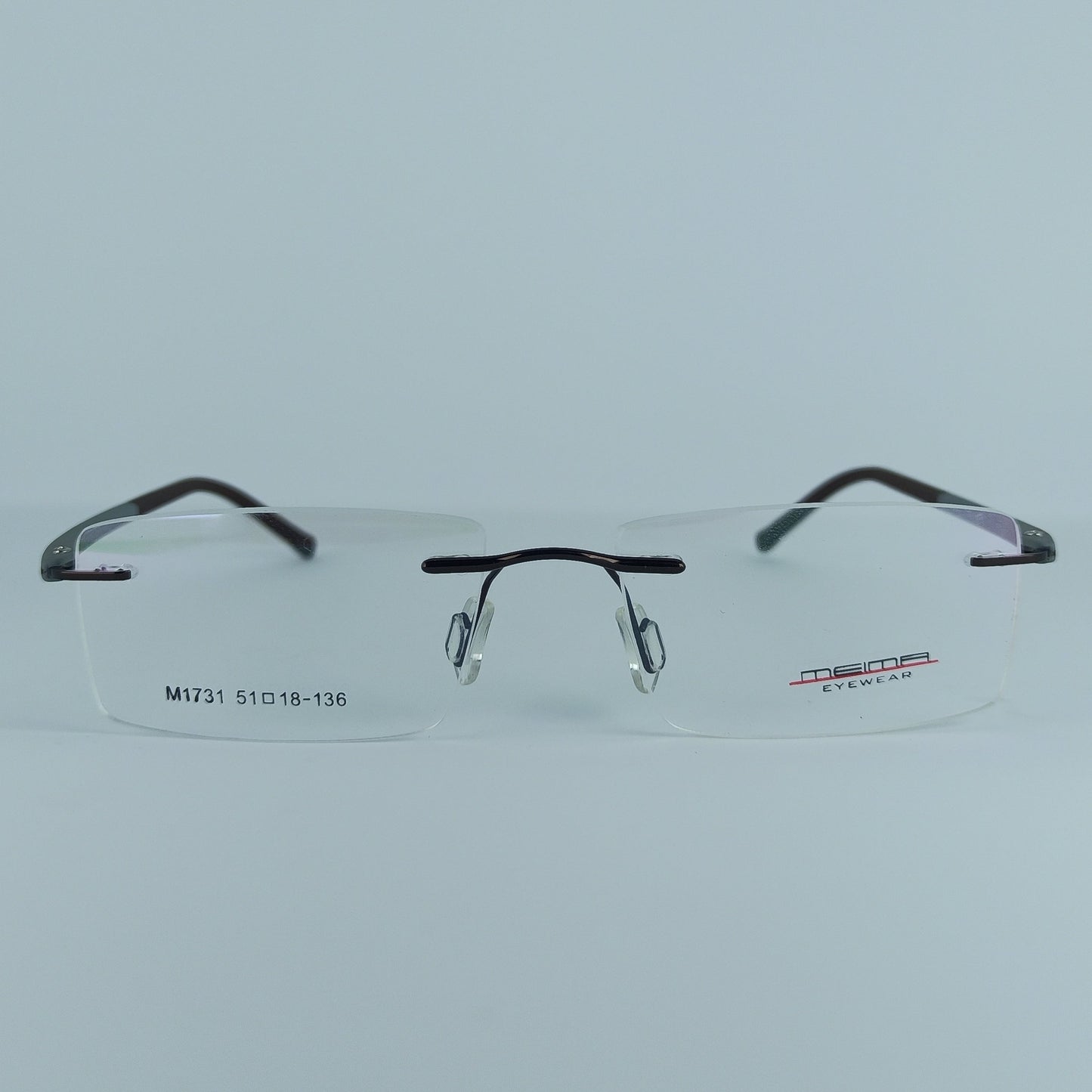 Hardy Wear Rimless Rectangular fire Frame
