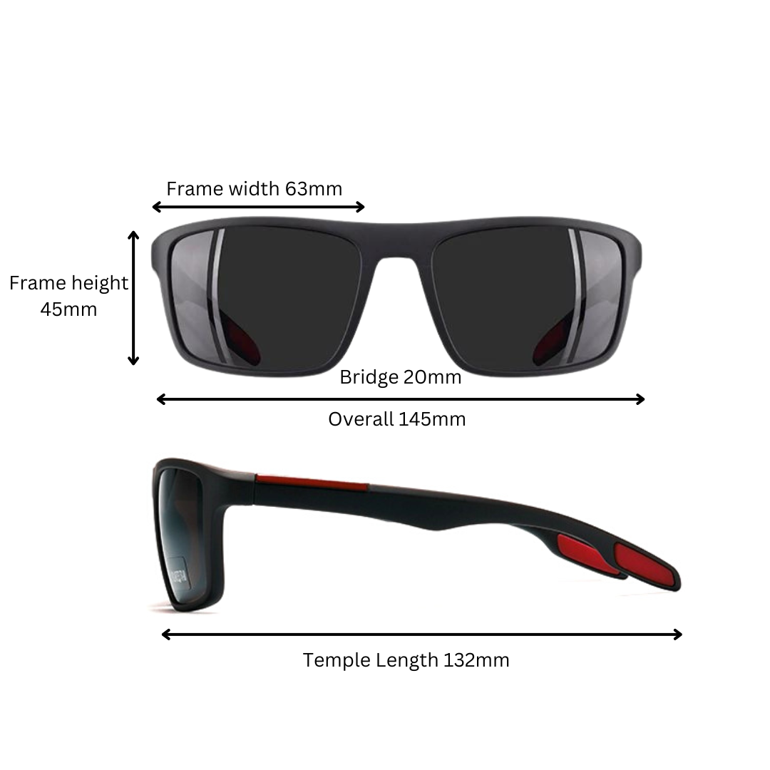 Trendy Jubleelens® Blue Polarized For Men - Jubleelens: Eyeglass size chart