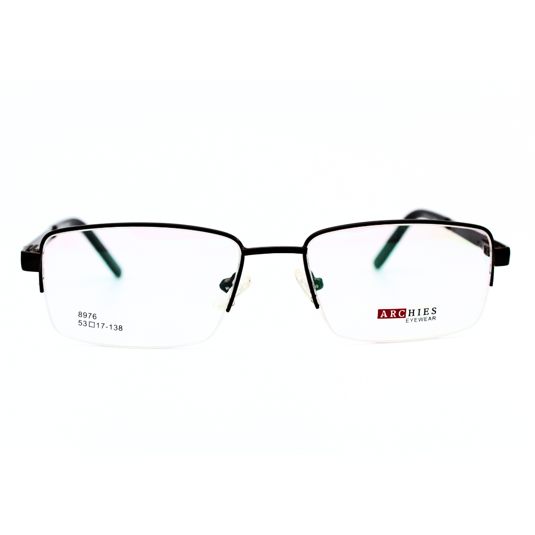 Jubleen's Frame 8976 Supra Brown Eye Glass - Brown rectangle See the World in a New Light with These Stylish Frames