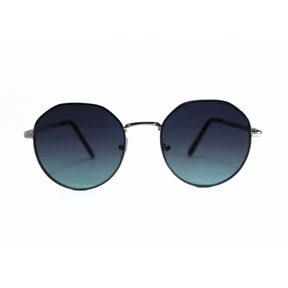 Jubleelens Round Dark Green Sunglasses - Silver Make a Statement with These Unique and Eye-Catching Shades