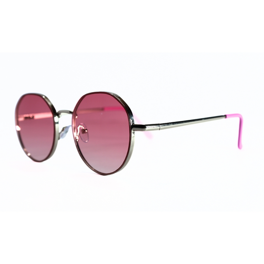 Jubleelens Round Pink Sunglasses - Silver Protect Your Eyes in Style with These Unique and Eye-Catching Shades