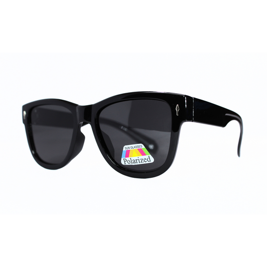 Jubleelens Wayfarer Glossy Black Sunglasses: Stylish and Functional, with the Added Benefit of UV Protection