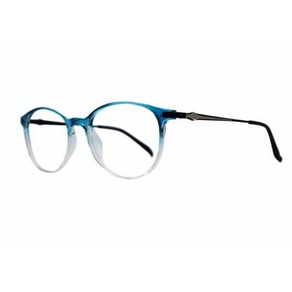 Jubleelens TRO16 Gredle Blue Silver Dark Eyeglasses A Frame for Every Face Shape