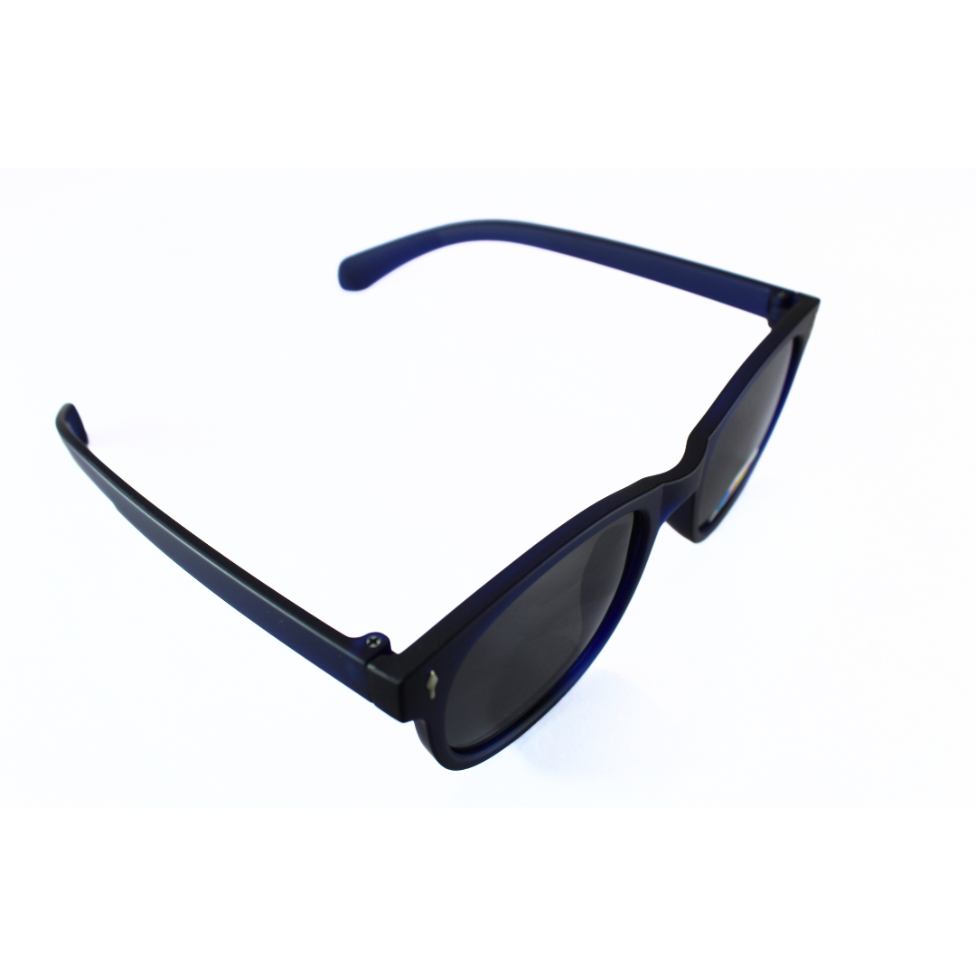 Jubleelens Wayfarer Matte Blue Sunglasses - Black Stylish and Functional, with the Added Benefit of UV Protection, Glare Reduction, and a Modern Matte Finish in a Bold Blue Color