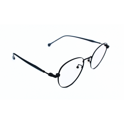 Jubleelens Metal Round Frame 5873 Round Matt Blue Eye Glass - Elevate Your Look with These Stylish and Sophisticated Round Frames