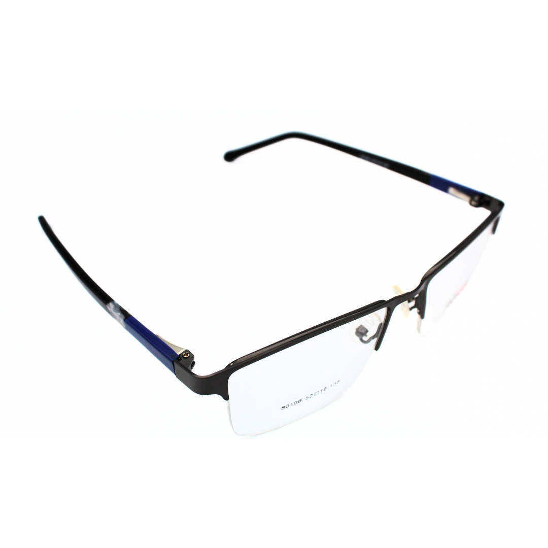 Jubleelens Supra80196 Supra Gunmetal Blue Black 3 Eyeglasses The Perfect Frame for Any Occasion