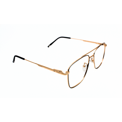 Jubleelens Metal Square5838 Square Black Golden - Golden Black Eyeglasses Your New Favorite Frame