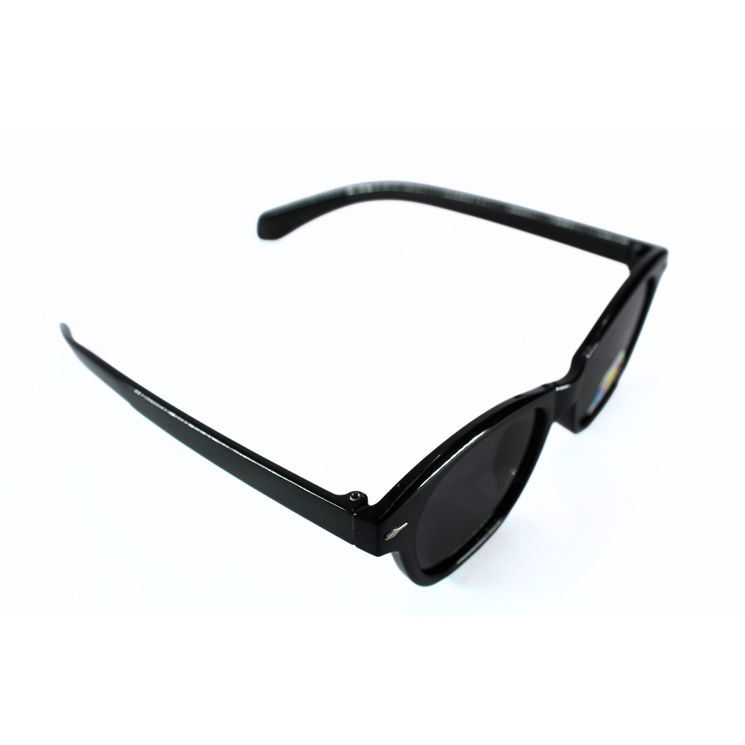 Jubleelens Cat Eye Sunglasses Glossy Black and Polarized for the Ultimate Sun Protection