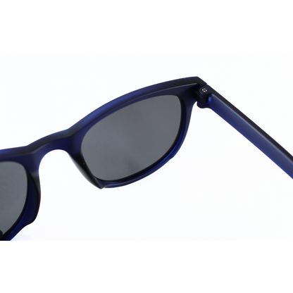 Jubleelens Wayfarer Matte Blue Sunglasses - Black Stylish and Functional, with the Added Benefit of UV Protection, Glare Reduction, and a Modern Matte Finish in a Bold Blue Color