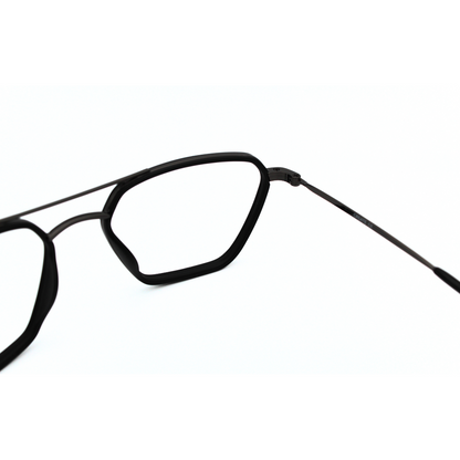 Jubleelens Triangle 23005 Eyeglasses Matt Black Frames for Men and Women