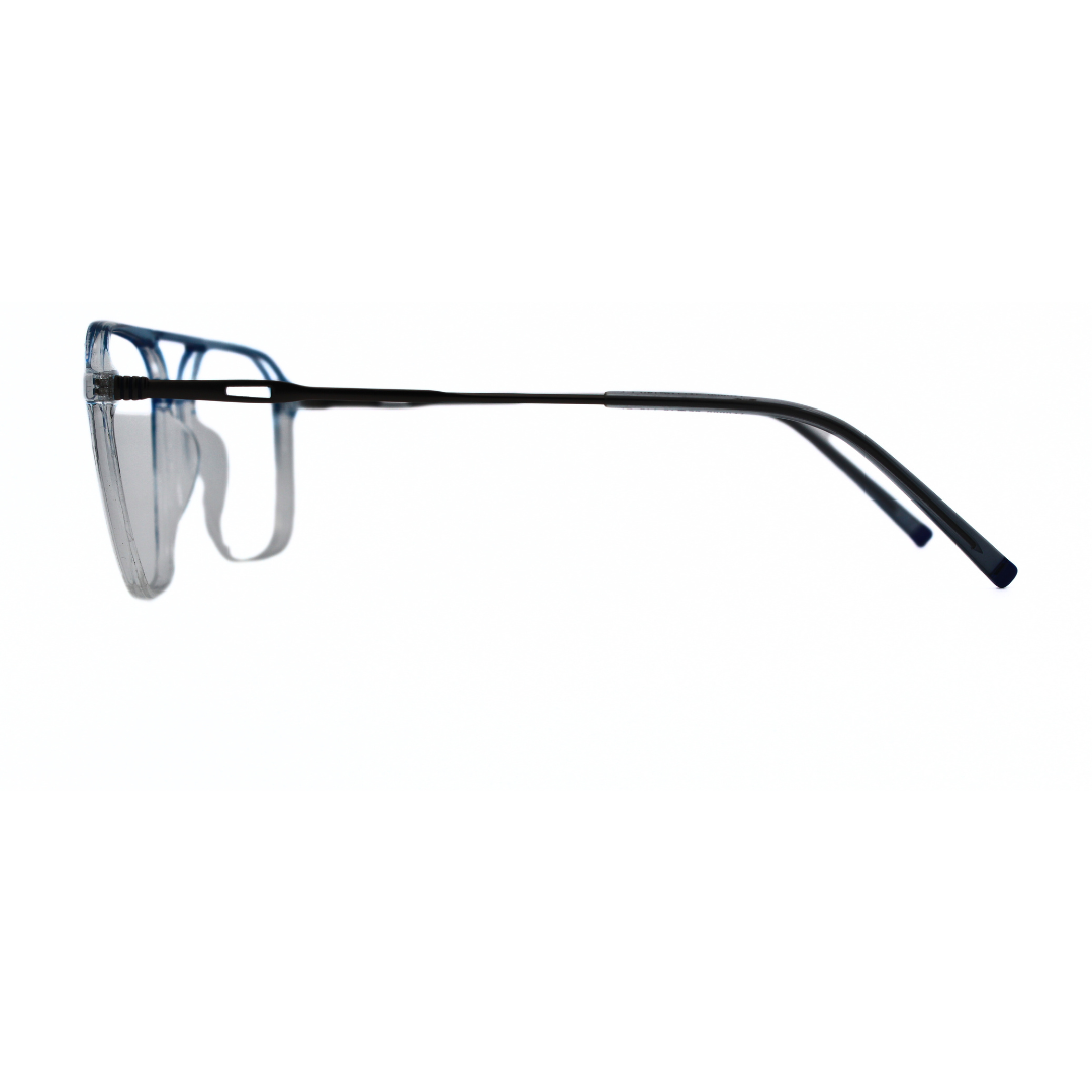 Jubleelens Unique Rectangular Eyeglasses - Gredle Blue 220806