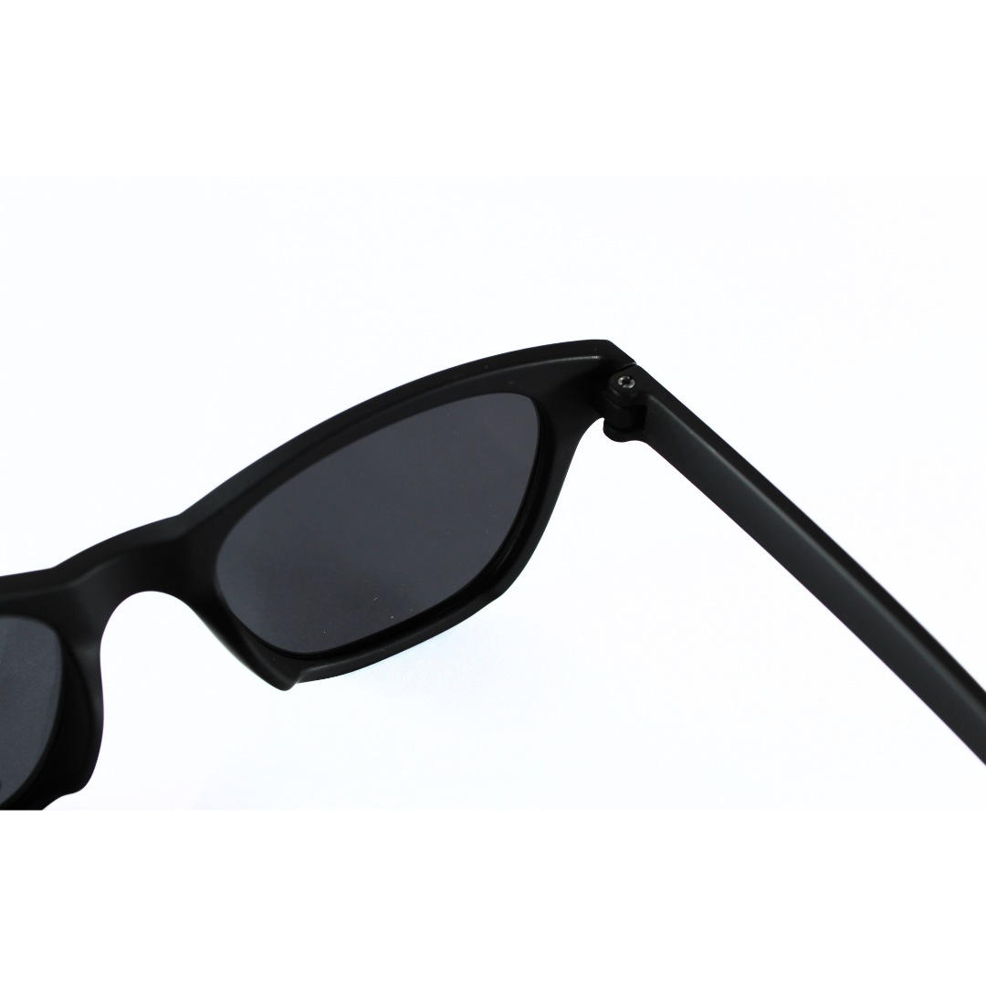 Jubleelens Cat Eye Polarized Sunglasses Matte Black and Stylish, with the Added Benefit of UV Protection