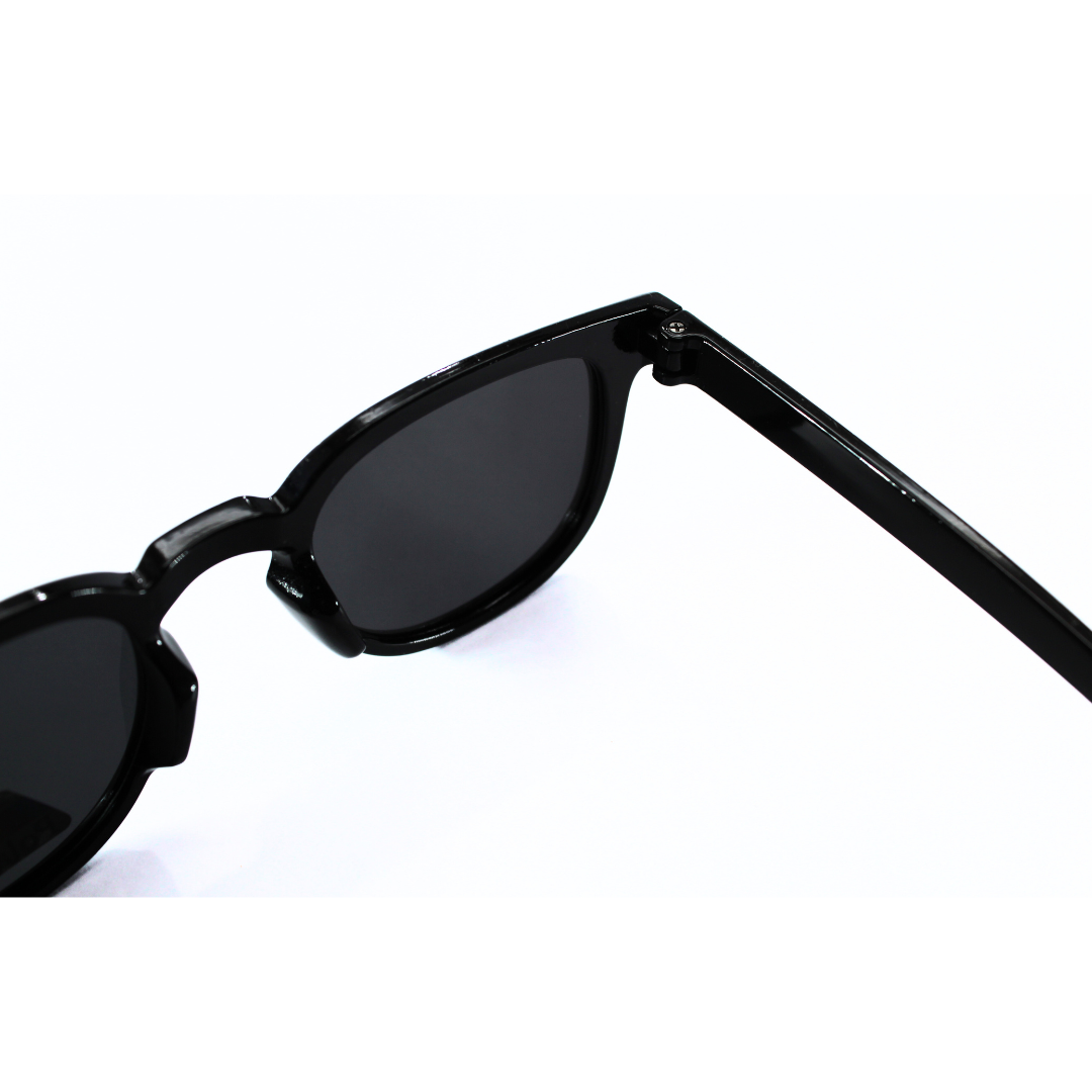 Jubleelens Wayfarer Glossy Black Sunglasses - Black Polarized Protect Your Eyes in Style with These Sleek and Sophisticated Shades