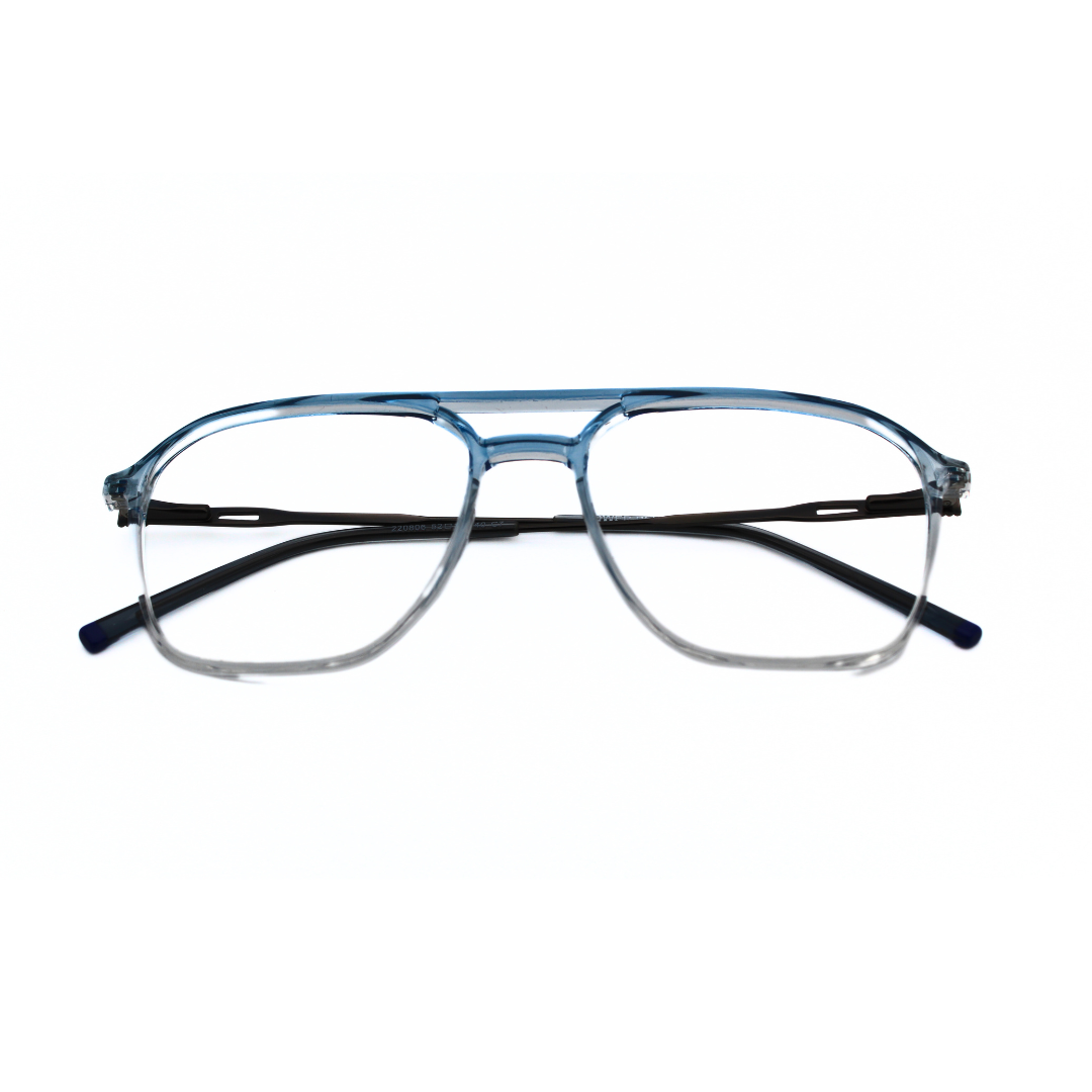 Jubleelens Unique Rectangular Eyeglasses - Gredle Blue 220806