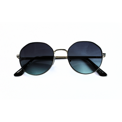 Jubleelens Round Dark Green Sunglasses - Silver Make a Statement with These Unique and Eye-Catching Shades